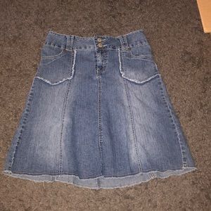 Rewind denim skirt